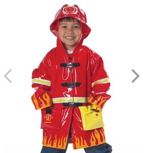 Kidorable Firefighters Raincoat Size  5/6